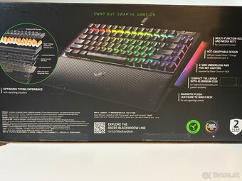 Razer Blackwidow V4 75 (BW V4), nová - 2