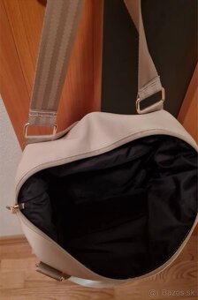 Dámska béžová kabelka Grosso - 2