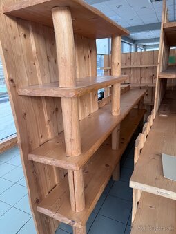 Drevené regále Police - 2