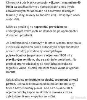 Odsávačka pre imobilných ľudí - 2