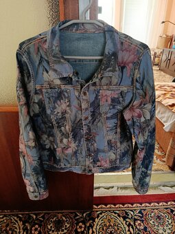 Dámska riflová elastická bunda obojstranná - 2