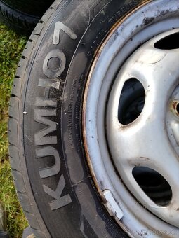 Letné pneu+plech disky 175/65 R14 82T KUMHO - 2