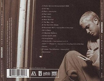 Eminem CD - The Marshall Mathers LP (2000) - 2