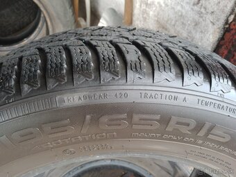 4x zimné pneumatiky 195/65 r15 - 2