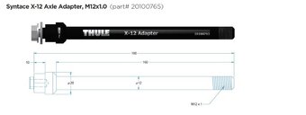 THULE THRU AXLE oska - 2