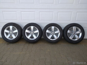 Orig. sada VW, Škoda, Seat 5x112 R17 + pneu 215/65 R17 - 2