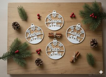 Vianočné ozdoby s menom - 2