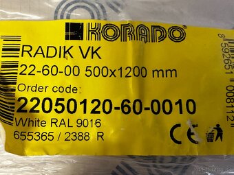Korado radiáror RADIK VK 1200 - 2