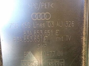 audi q3 maska sline 2018+ - 2