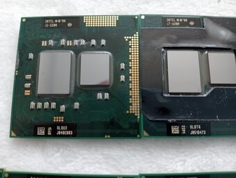 predám procesory pre notebooky , Intel® - 1,2,3,4 generácia - 2