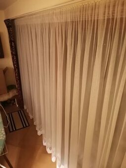 Snehobiela záclona 7.5 m S x 2.3m V - 2