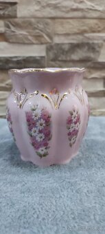 Růžový porcelán,2 hrníčky, Chodov - 2