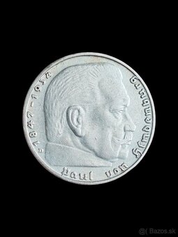 Vzácnejšie 2 Marky 1936 D, G, J a 1939 E - 2