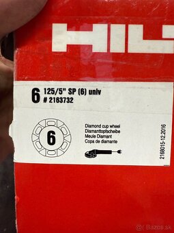 Predám Hilti diamantové kotúče nové 125 veľkosť - 2