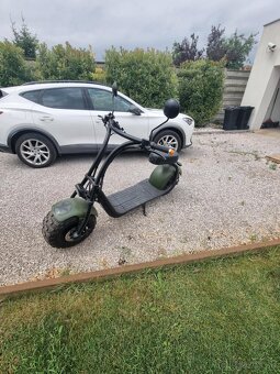 Predám elektrickú kolobežku – Chopper štýl, Offroad pneu, 20 - 2