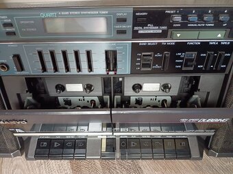 Sanyo MW255L radiomagnetofon retro 2 kazeťák - 2