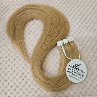 🖤 Tape-in predĺženie vlasov #8 – Škoricovo hnedá - 2