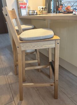 Barové stoličky IKEA 2ks NEPOUŽÍVANÉ - 2