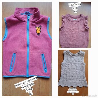 Svetre a vesty dievca V:110-116, C&A,Playshoes - 2