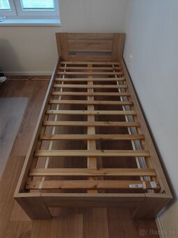 Predám rám postele s rostom 90x200 cm - 2