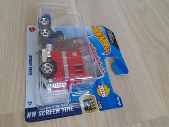 Hot wheels  Optimus Prime Transformers - ťahač aj kamión - 2