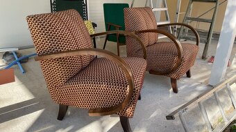 Halabala kresla + taburetky - 2