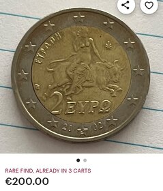 Veľmi vzácne:_2-minca z roku 2002 - 2