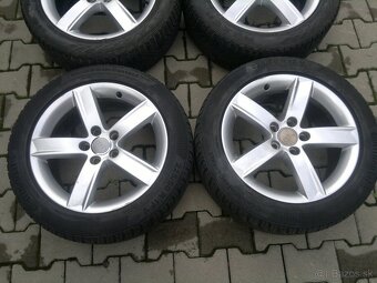 Elektrony Audi A4 5x112 r17, zimne pneu. 225/50 r17 - 2