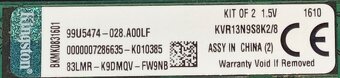 DDR3 2x4GB KVR13N9S8K2/8 - 2