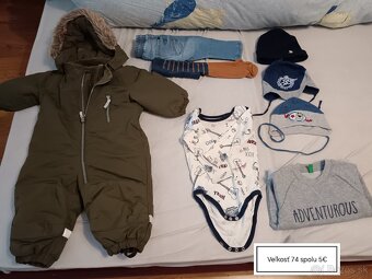 Chlapčenské oblečenie od veľkosti 62 do veľkosti 92. - 2