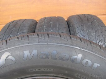 zimne pneumatiky 195/65 r15 matador+plechove disky 5x100r15 - 2