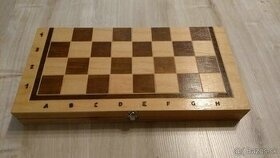 Šach drevený ručne vyrobený / šachové figúrky. - 2