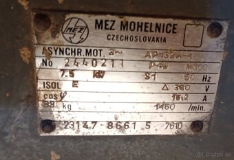 Predám elektromotor prírubový 7,5 KW - 2