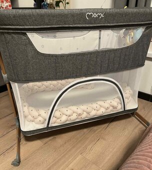 Postieľka MoMi SMART BED 4v1 sivá - 2