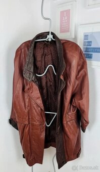 Kožený kabát, bunda, pre dámy - 2