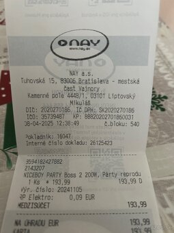 Predám párty box niceboy párty Boss2 200w - 2