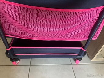 Ružovo-modrý prebaľovací pult - 2