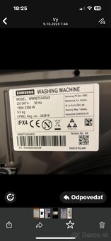 Pracka Samsung - hladam suciastku - 2