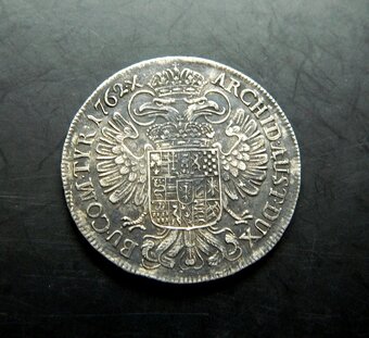 Predám 1/2 toliar 1762 Hall Mária Terézia - 2