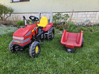 Šliapací traktor Rolly Toys, nosnosť 100 kg, prevodovka - 2