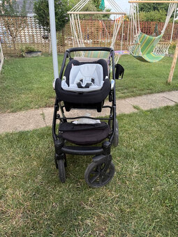 Predám kočík (2-kombinácia), autosedačka plus isofix - 2