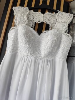 Boho svadobné šaty veľ.M - 2
