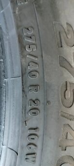2 letné pneumatiky 275/40 R20 106W Continental - 2