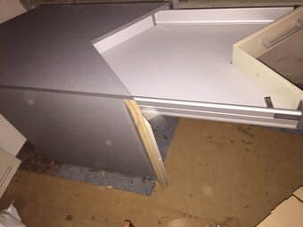 rohová kuchynská skrinka Space Corner - 2