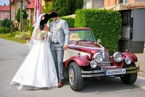 ❣❣❣❣❣❣❣❣❣❣❣Svadobne saty s trlblietavym plášťom Eva Lend - 2