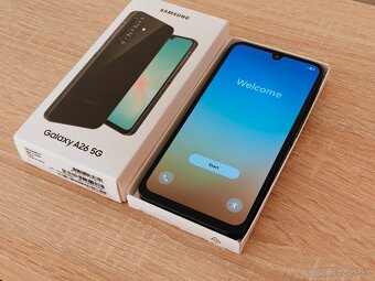 Samsung Galaxy A26 128GB Black, nový, komplet,záruka 11/2027 - 2