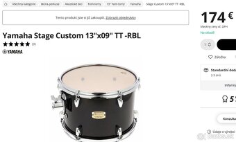 Yamaha Stage Custom 13"x09" TT -RBL - 2