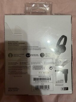 Sony MDR-ZX110 – nové, nepoužité - 2