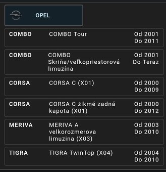 Platničky TRW pre Opel - 2