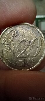 20eurocent chyboražba unikát - 2